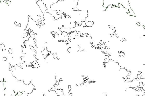 Karlstift/Aichelberglifts neighbourhood contours