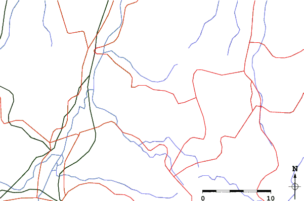 Roads and rivers close to Kita Shiga Ryuo