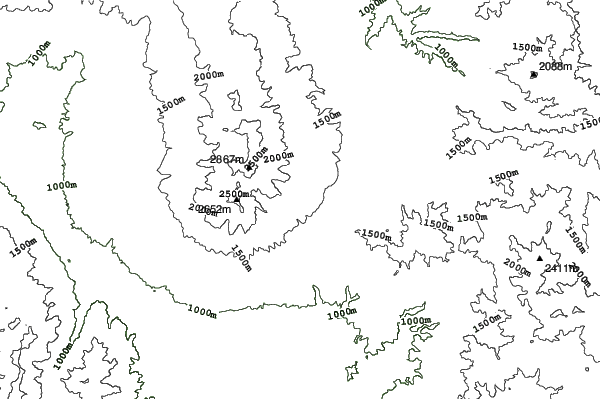 Kitz Meadows Ouizumi Kitosato neighbourhood contours