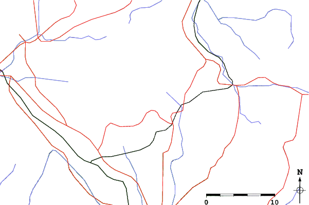 Roads and rivers close to Kitz Meadows Ouizumi Kitosato