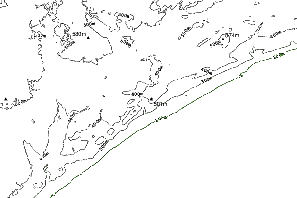 Lutsen Mountains neighbourhood contours