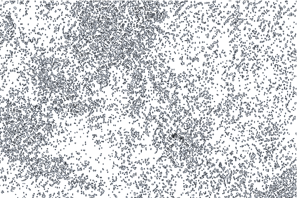 Mont Ripley neighbourhood contours