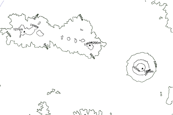 Niseko Annupuri neighbourhood contours