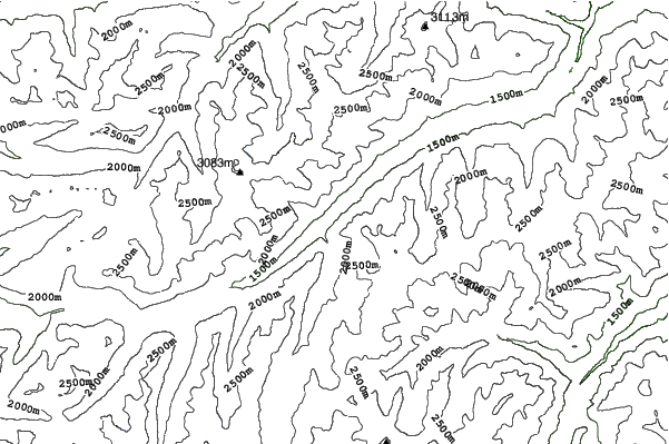 Samnaun neighbourhood contours