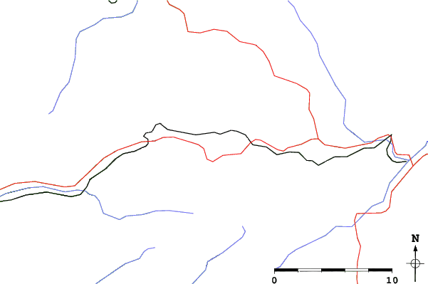 Roads and rivers close to Oravská Lesná