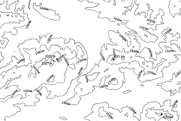 Spital am Pyhrn neighbourhood contours