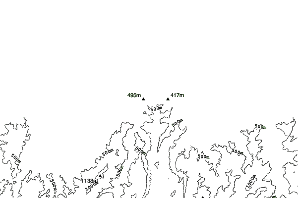 Tonami Yumenotaira neighbourhood contours