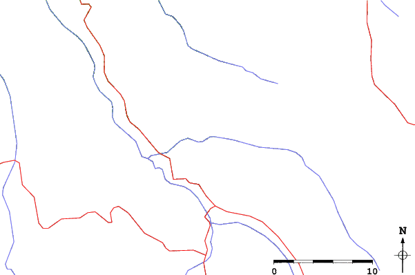 Roads and rivers close to Turkey Heliski-Ikizdere