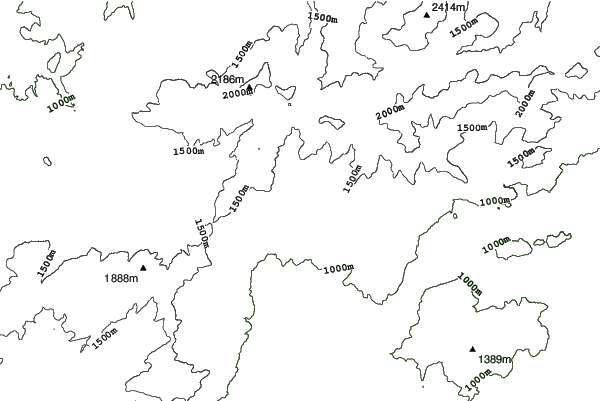 Valdesqui neighbourhood contours
