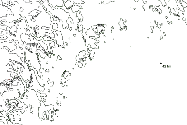 Varingskollen neighbourhood contours